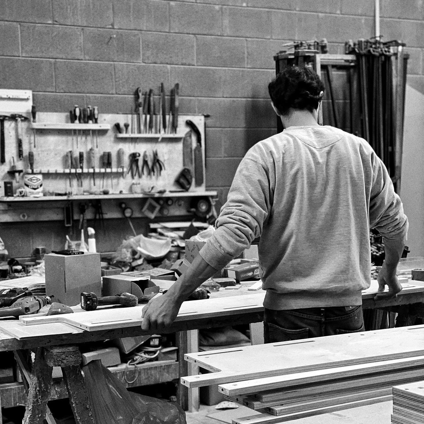 Arredamento artigianale in legno falegnameria italiana progetto su misura